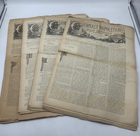 Giornale napoletano della Domenica scientifico, artistico, critico, letterario. Anno I. Numero 1 (-51), 1882. Tutto il pubblicato